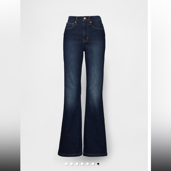 GAP 70s Flare Ultra High Rise Jeans – 29 Tall (Dark Wash, NWOT) - Picture 4 of 7